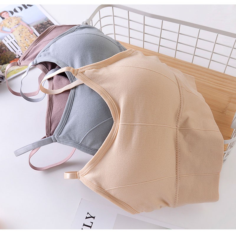 Áo Bra Gym/Yoga Bra thể thao dáng crotop 2 dây Sexy Co Dãn 4 Chiều Chất Liệu Cotton Đũi Mềm Mại và Thoáng Mát