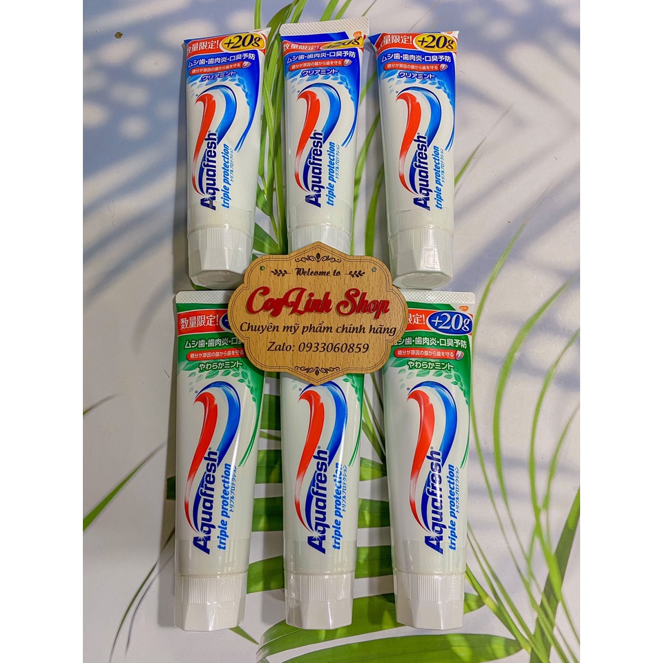 Kem Đánh Răng Aquafresh Nhật Bản 160g (giao ngẫu nhiên)