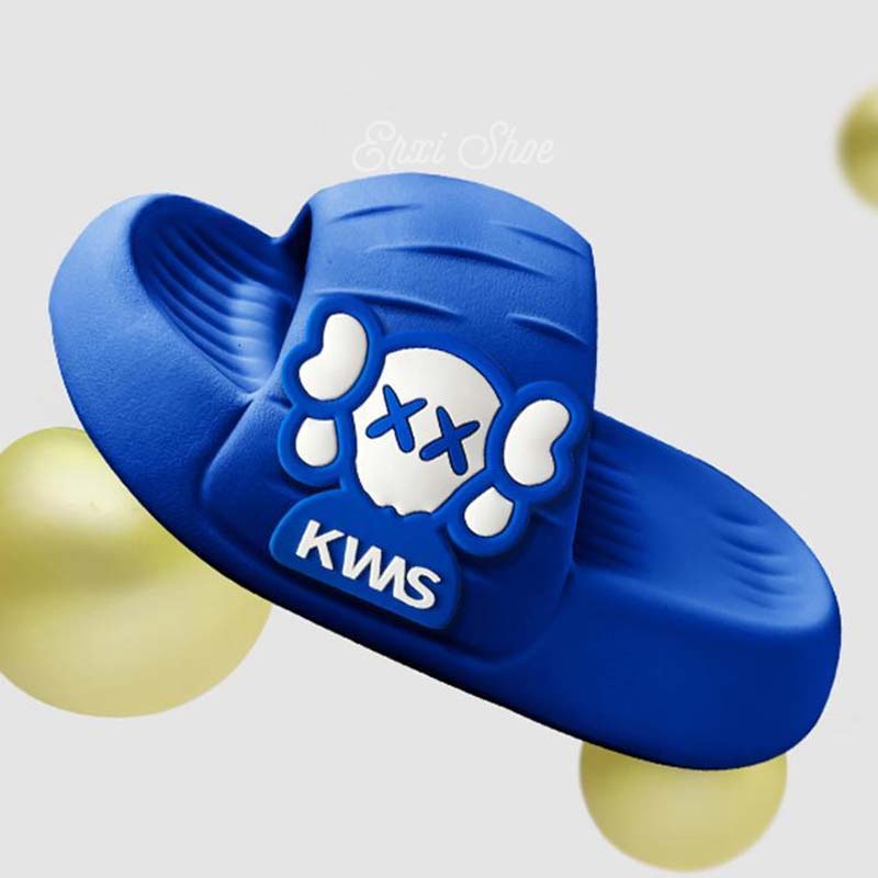 Oeggeo Dép Xỏ Ngón Mang Trong Nhà Đế Dày Họa Tiết Hoạt Hình Dành Cho Nam Và Nữ