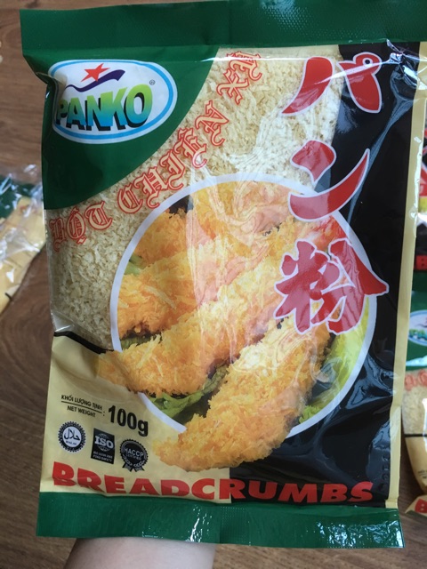 Bột chiên xù Panko vàng gói 100g