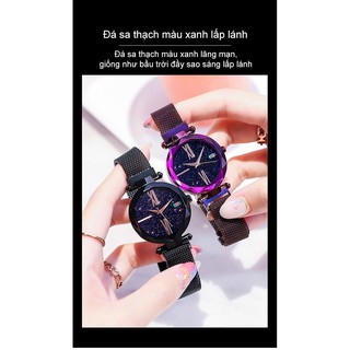 Đồng hồ nữ DIMINI dây lụa nam châm hình thật