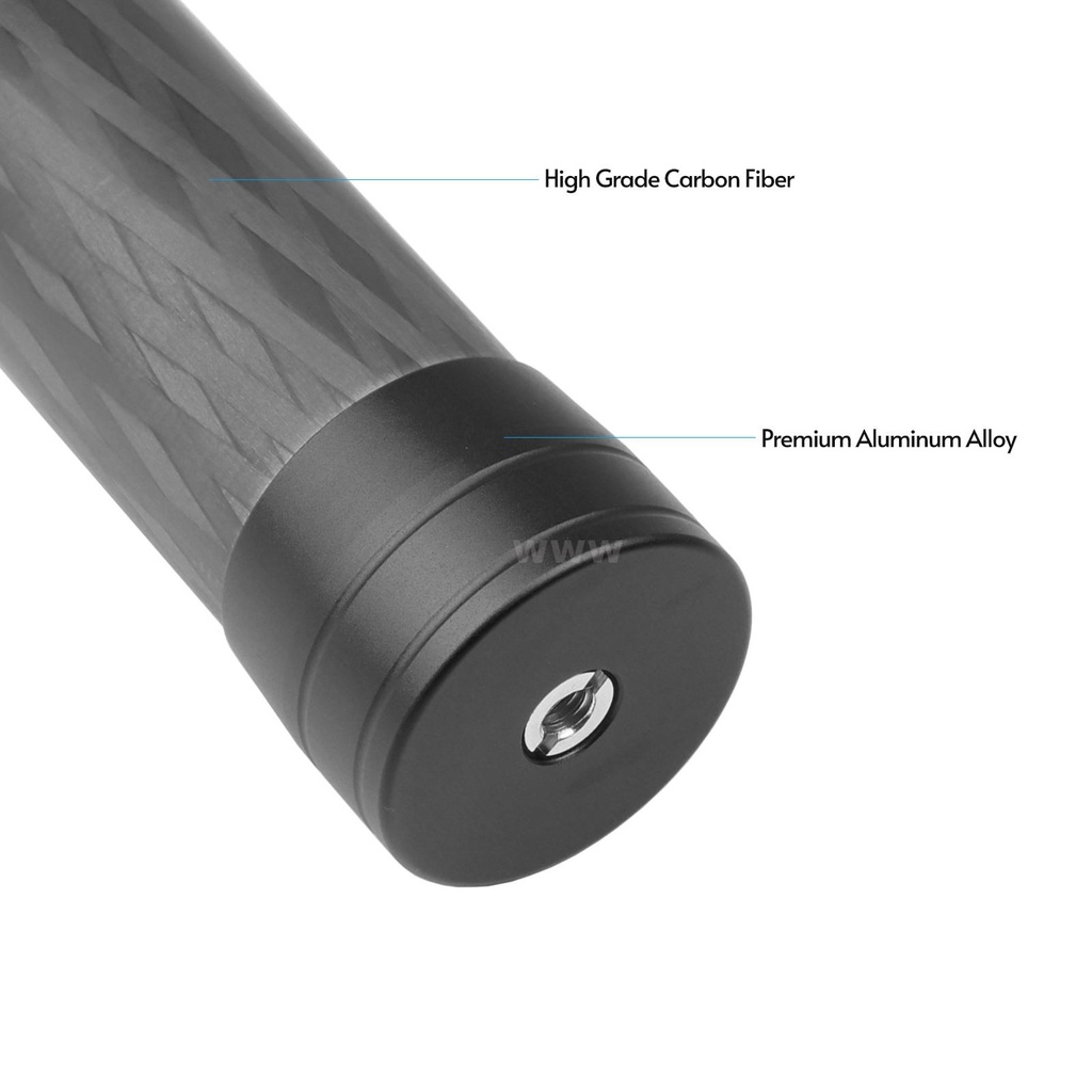 Thanh Nối Dài 35cm / 13.8in Với Đầu Nối 1 / 4-inch 3 / 8-inch Bằng Sợi Carbon Thông Dụng Cho Máy Ảnh / Điện Thoại | BigBuy360 - bigbuy360.vn