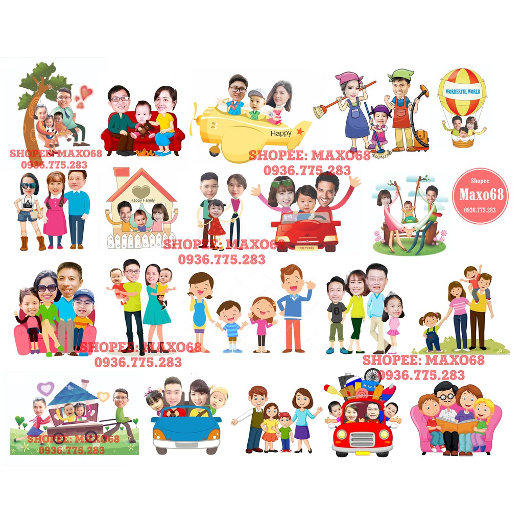 Chibi Gia Đình | Shopee Việt Nam