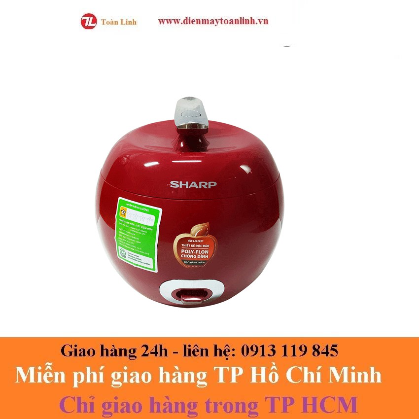 Nồi Cơm Điện Sharp KS-A08V (0.72 lít) - Hàng chính hãng