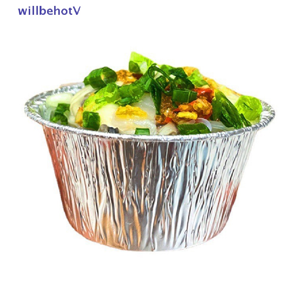 Set 10 Khuôn Nhôm Làm Bánh Tart Trứng Mini