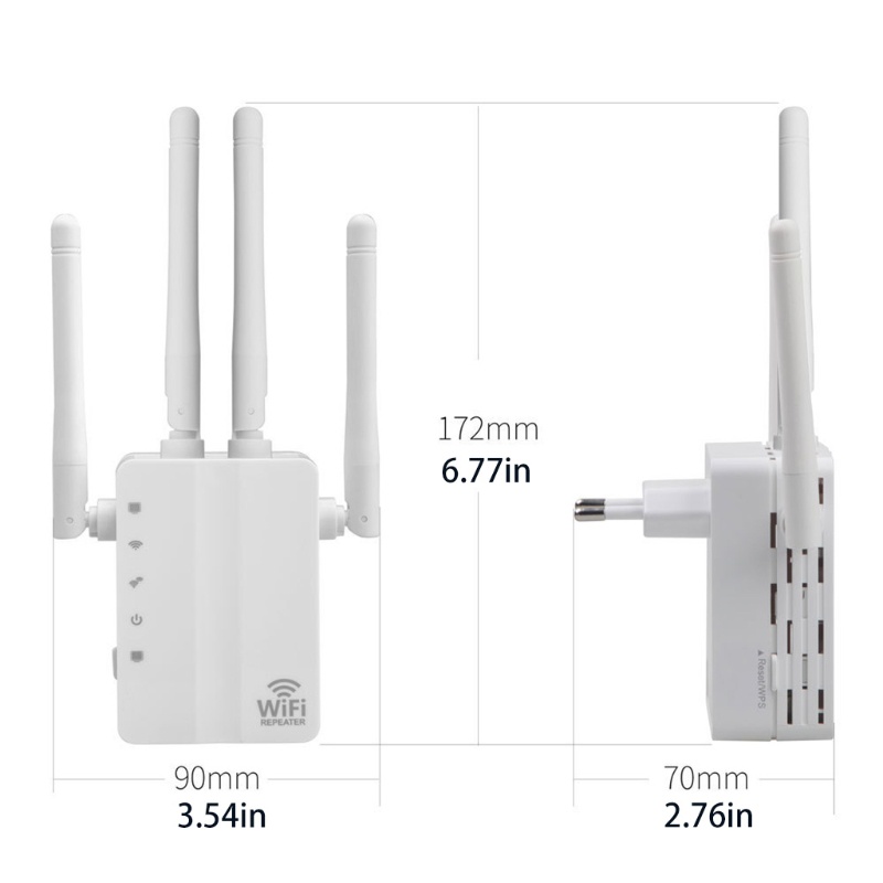 Bộ Khuếch Đại Tín Hiệu Internet Băng Tần Kép 1200Mbps Bảo Vệ Toàn Diện