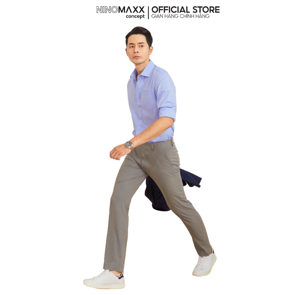 N&amp;M CLUB Áo Sơ Mi Nam Tay Dài chất liệu Bamboo cotton 2105039