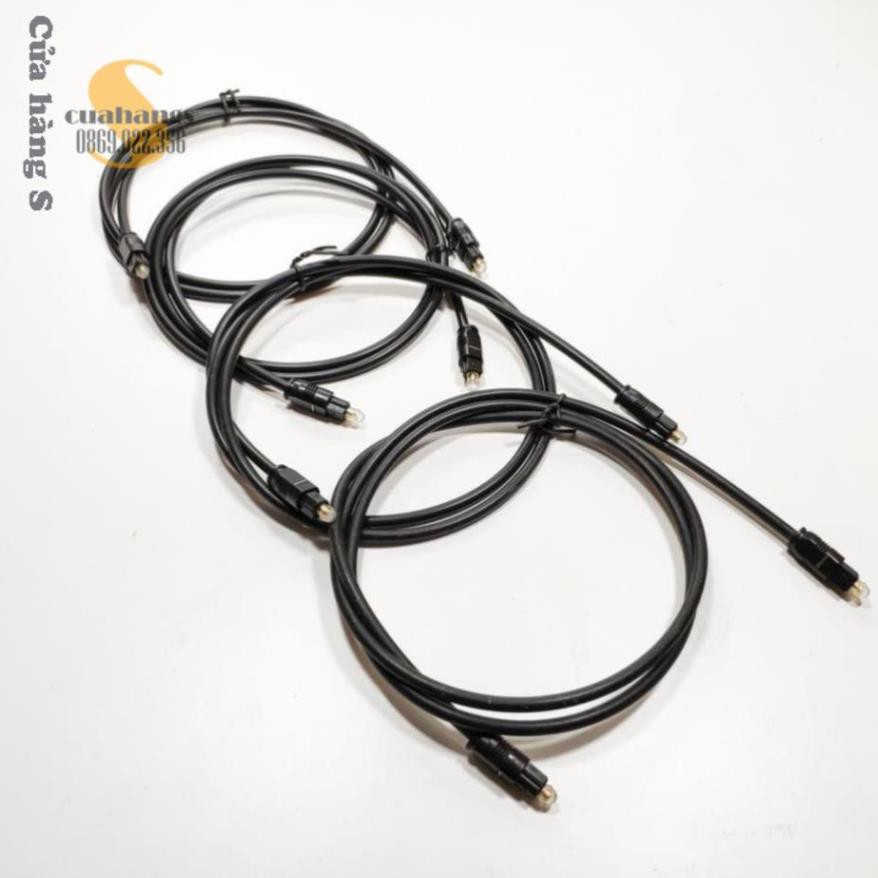 Cáp Optical audio nhựa đen tiêu chuẩn - Toslink