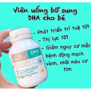 DHA Bio island cho bé từ 7 tháng tuổi
