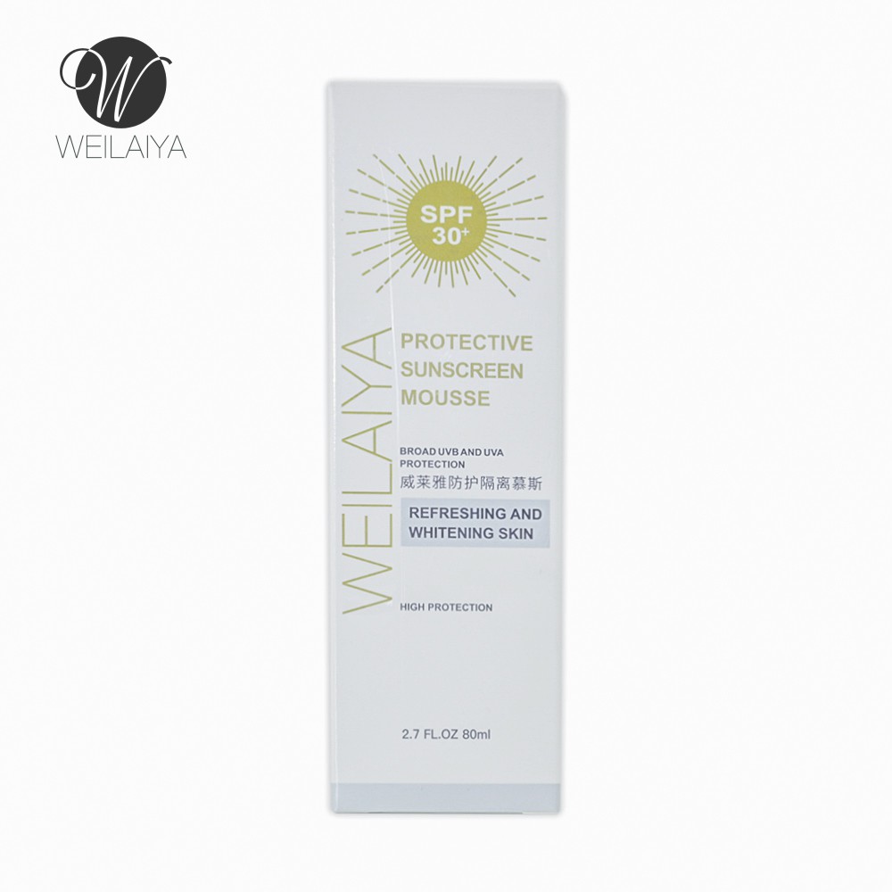 Bọt chống nắng trắng da Weilaiya - Hàng chính hãng