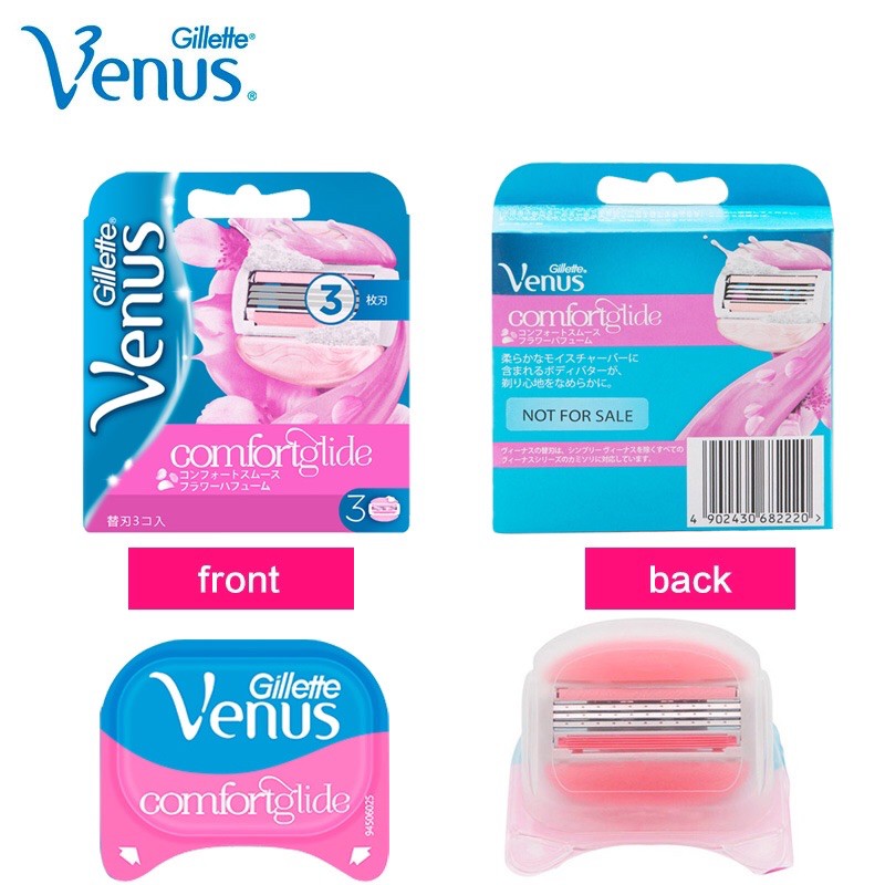 Lưỡi dao cạo cho nữ Gillette Venus Comfortglide White Tea (Bán kẻ 1 cái - Không kèm dao cạo)