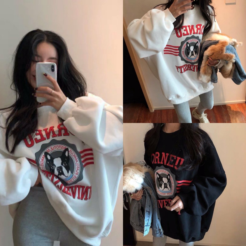Áo Unisex Sweater Nỉ Chó ORNew Siêu Cute