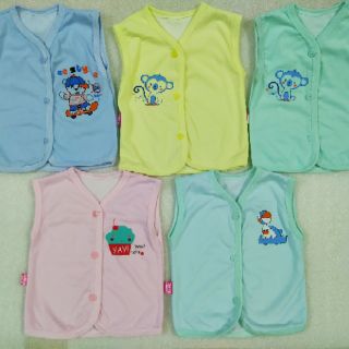 Áo gile 2 lớp cotton cho bé