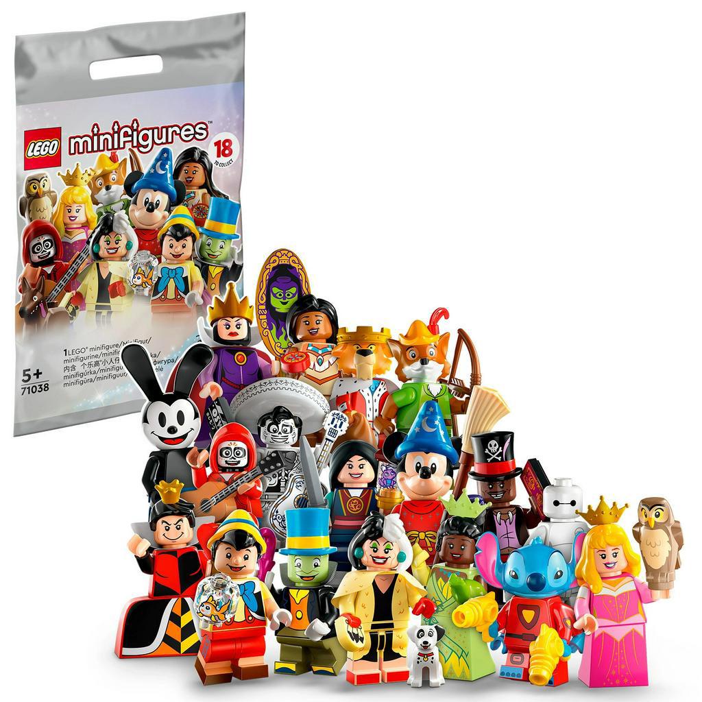 Full set Lego Minifigures Disney 100 - Trọn bộ 18 Nhân vật nhỏ Disney kỉ niệm 100 năm