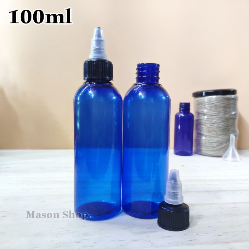 LỌ CHIẾT MỸ PHẨM DẠNG VÒI NHẤN GIỌT có Khóa cài/Nắp Nhọn Xoay 50ml/100ml VỎ BÌNH CHAI NHỰA PET Hồng/Đen/Xanh