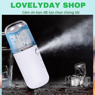 Máy Phun Sương Cầm Tay Tạo Ẩm Nano , Máy Xông Mặt Mini Spa Giá Rẻ, Xông Tinh