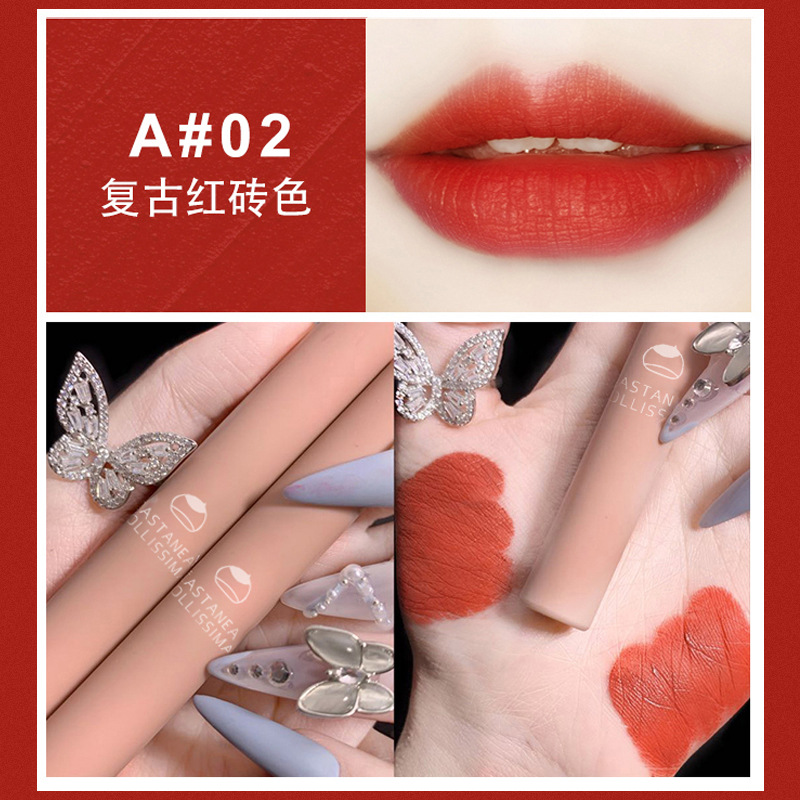 (Hàng Mới Về) Son Môi Màu Nhung Lì Lâu Trôi Dành Cho Nữ Sinh | BigBuy360 - bigbuy360.vn