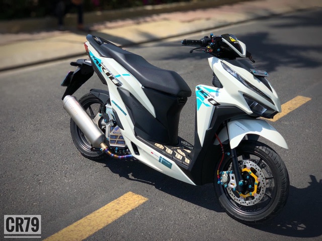 Tem Vario Xanh ngọc Trắng