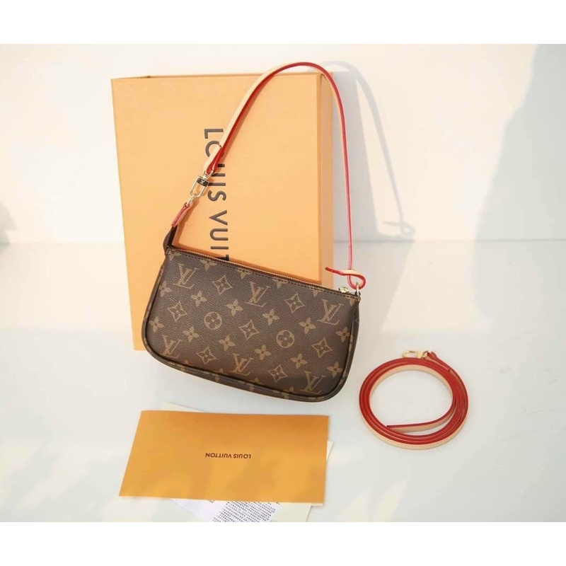 Túi Lv pochette 2 dây kẹp nách size 22 fullbox Loại ĐẸP
