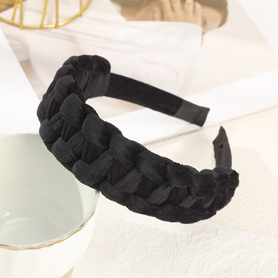 Băng đô bằng nhung bản rộng phong cách Hàn Quốc cho nữ