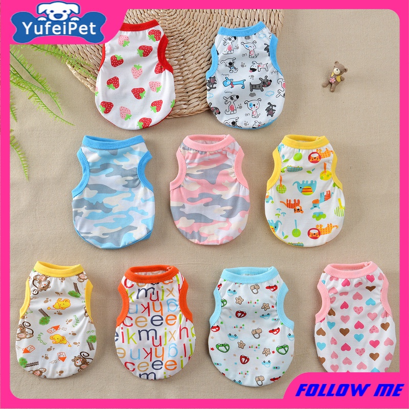 Áo kiểu cotton mềm mại đáng yêu dành cho thú cưng