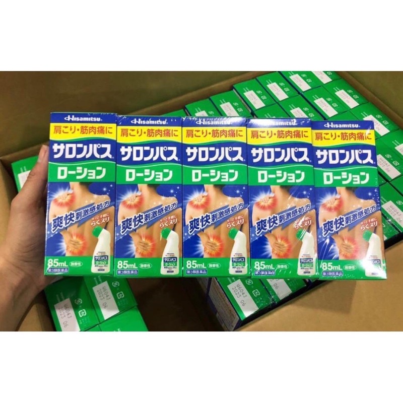Lăn xoa bóp Salonpas Hisamitsu 85ml