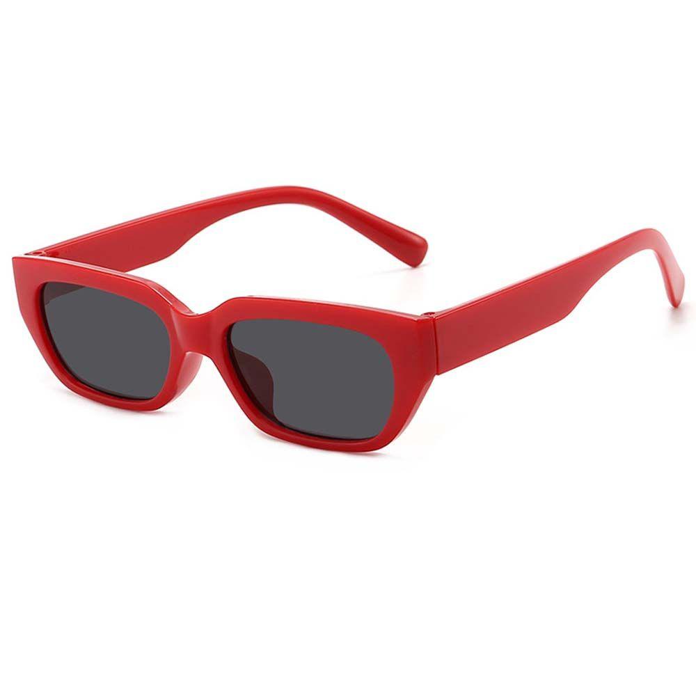 Kính Mát Mắt Mèo Gọng Hình Chữ Nhật Nhỏ Phong Cách Âu Mỹ Sang Trọng