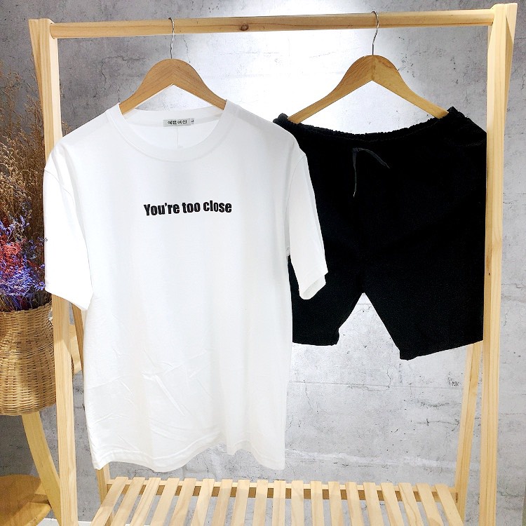 Áo Thun Basic Tee Unisex Nam Nữ YOU ARE TOO CLOSE Unisex Mr.Smile 99 Shop