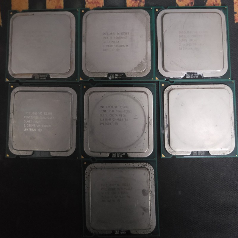 CPU 775 các mã  E8400 - E7300 - E5500 - E5300