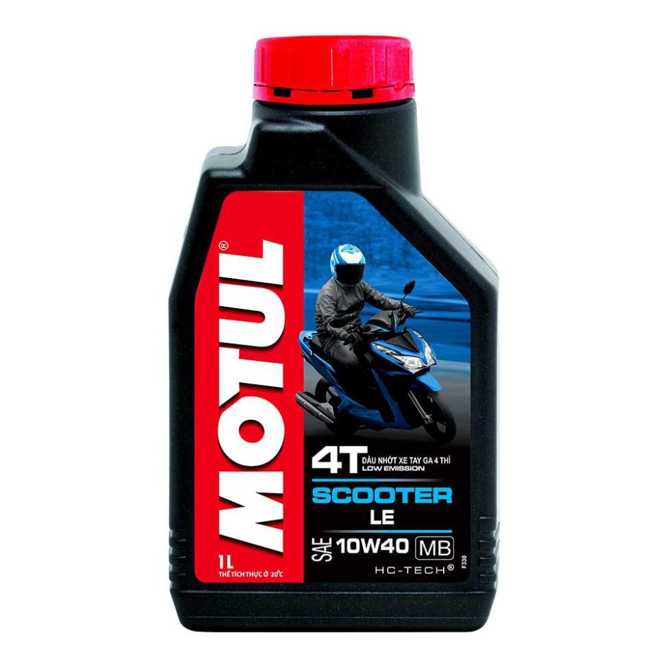 Sản Phẩm nhớt XE MÁY TAY GA MOTUL SCOOTER LE 10W40 [Chai 1Lit]