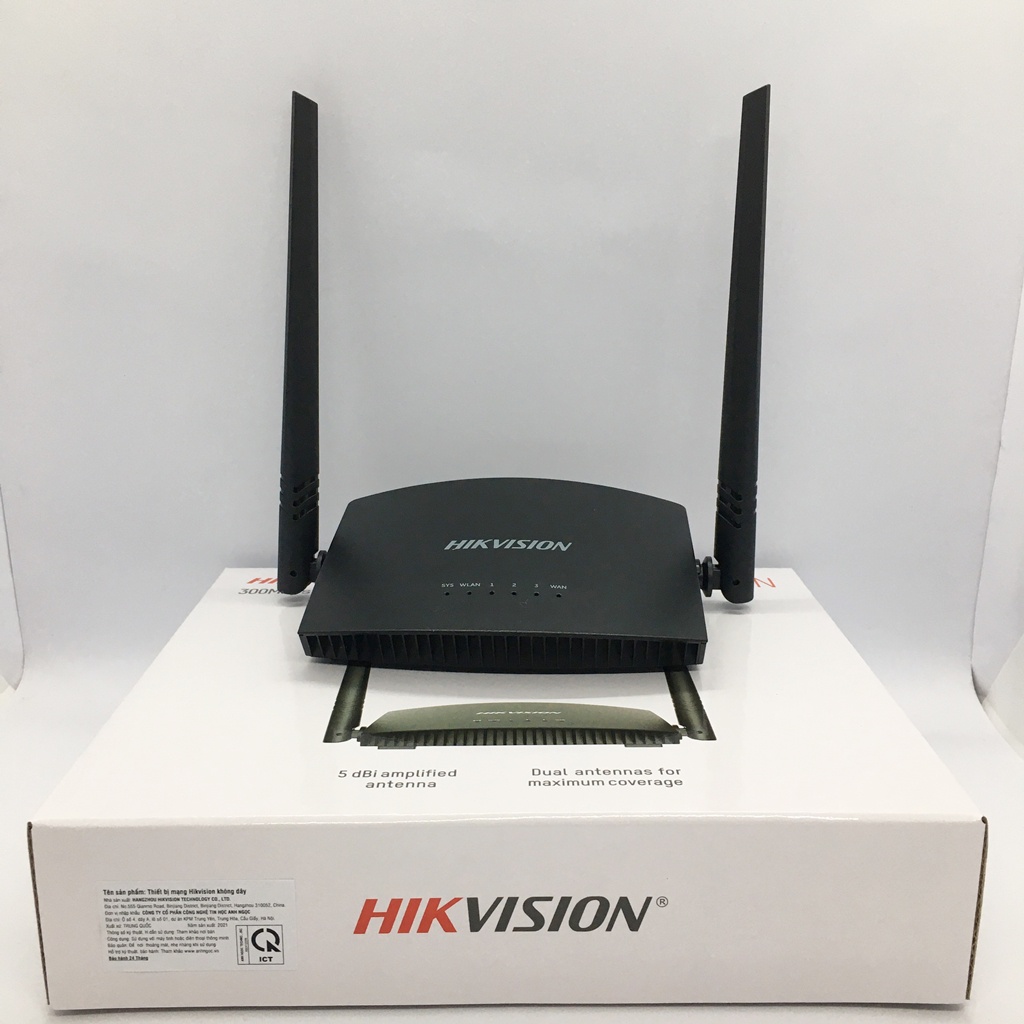 Bộ phát wifi Hikvision 2 râu DS-3WR3N tốc độ 300Mbps