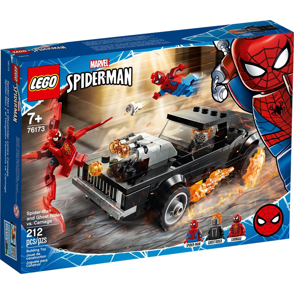 LEGO 76173 Marvel Super Heroes - Spiderman Và Ma Tốc Độ Đối Đầu Carnage