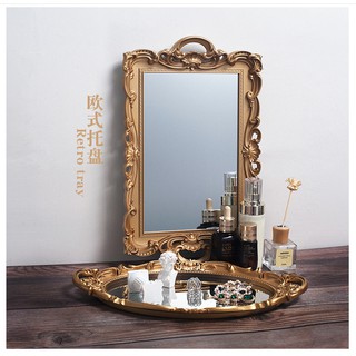 Khay gương vintage đạo cụ chụp ảnh, phông nền chụp ảnh sản phẩm/ trang trí nhà cửa