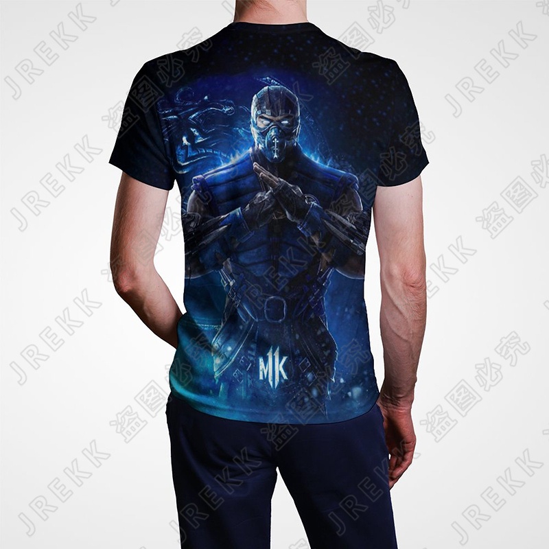 Áo Thun Tay Ngắn In Họa Tiết game mortal kombat Hoạt Hình 3d Thời Trang Mùa Hè 2023 Cho Nam Và Nữ