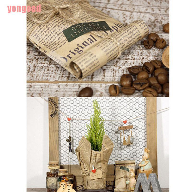 Giấy Kraft Hai Mặt Đựng Quà Phong Cách Vintage