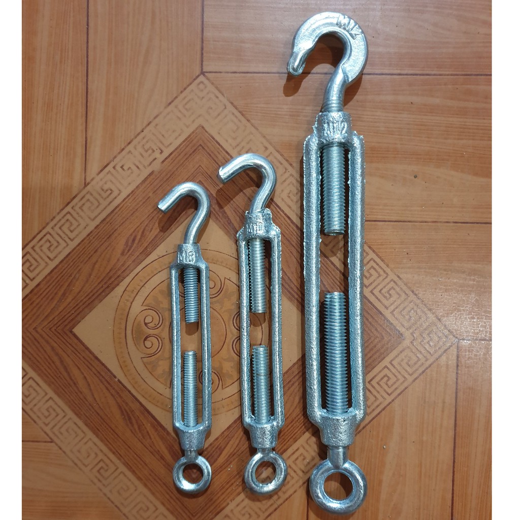 Tăng đơ 2 đầu móc - Tăng đơ dây cáp đủ số
