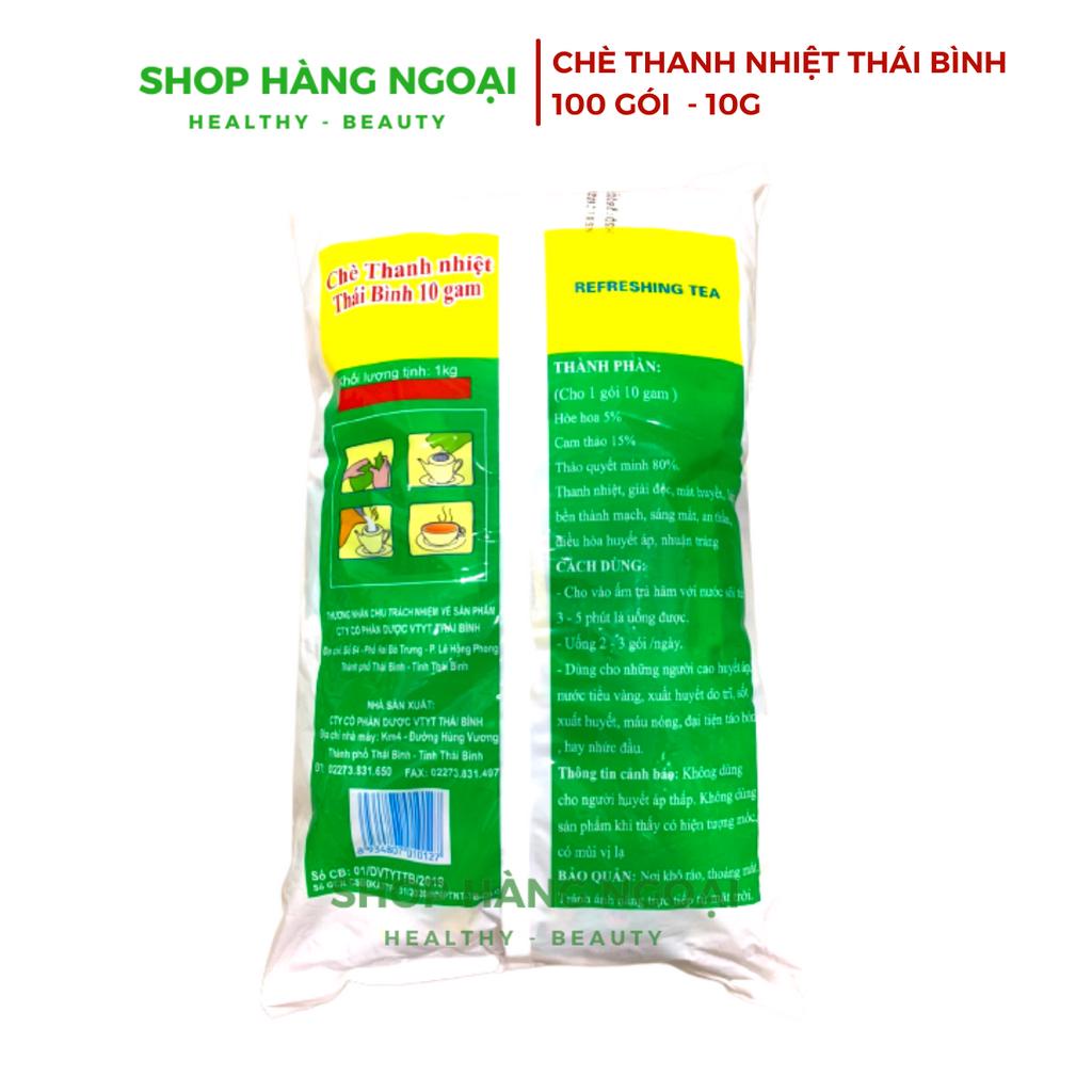 Chè thanh nhiệt Thái Bình 100 gói - Giúp thanh nhiệt, giải độc