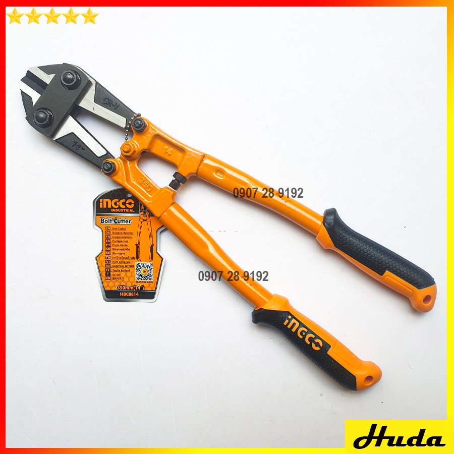 INGCO Kìm cộng lực kềm cắt 350mm 14inch Bolt Cutter HBC0814  LKJ