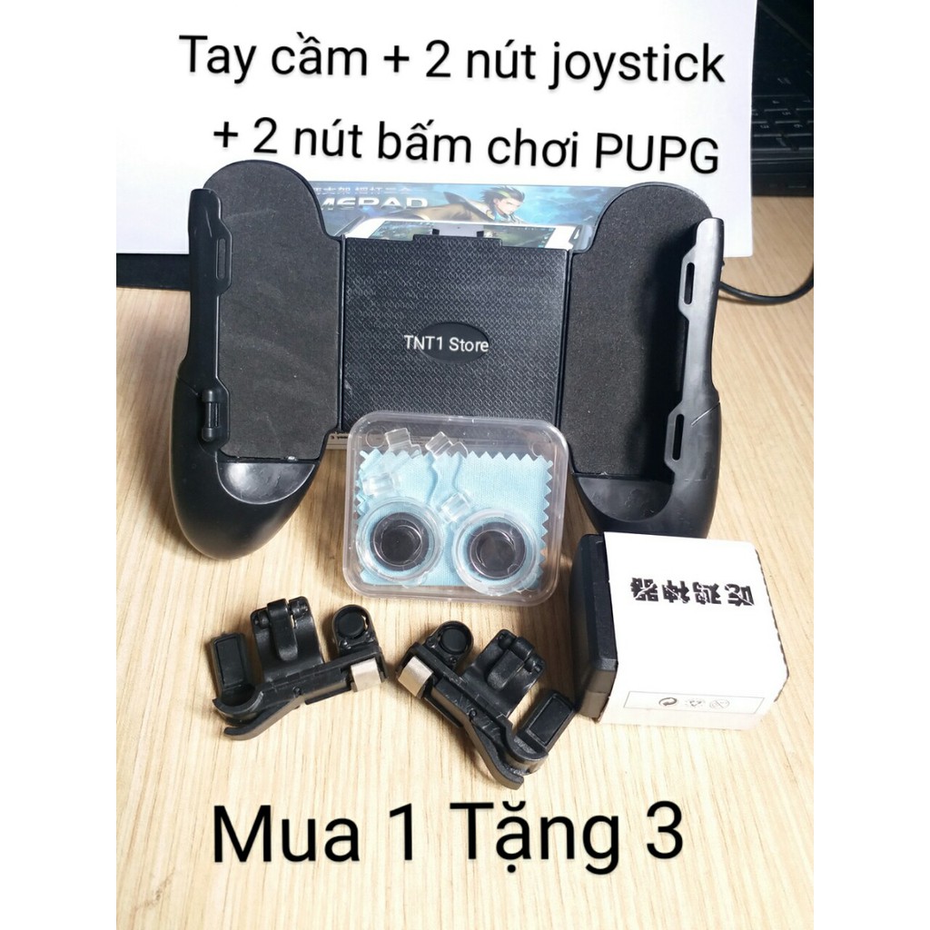 ( Mua 1 tặng 3 ) Tay cầm và Nút bấm chơi game PUBG , liên quân – Phiên bản mới nhất ( giá cực sốc )