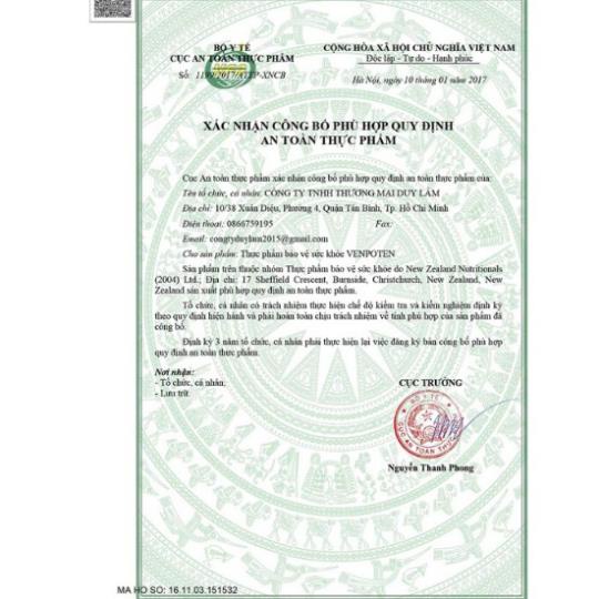 Venpoten Hộp 100 viên - Giãn tĩnh mạch, hạt dẻ ngựa
