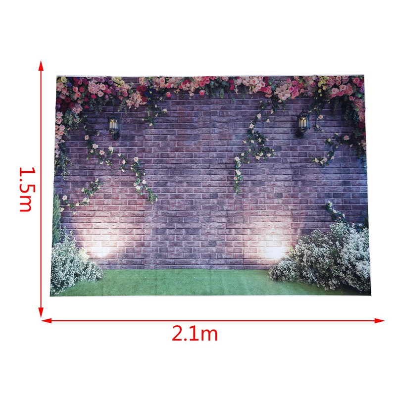 Backdrop Cho Studio Loại Tường Hoa 7x5ft