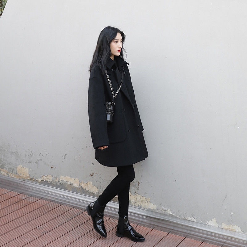 Áo Dạ Dáng Dài Ulzzang Cho Các Bạn Nữ