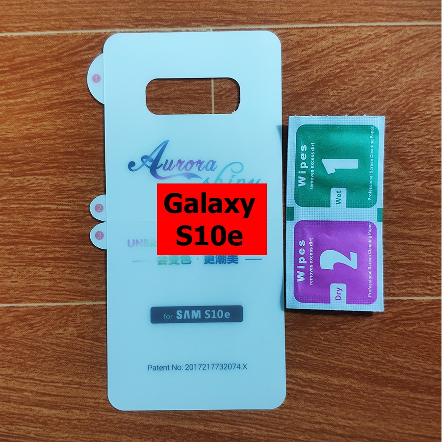 Miếng dán PPF Samsung Galaxy S10e mặt sau