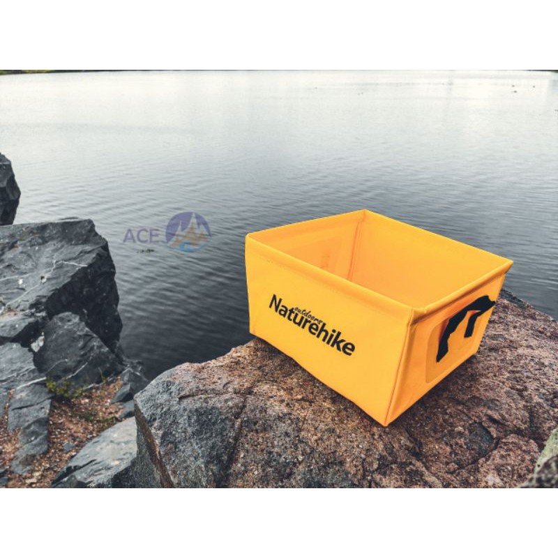 Xô/chậu vuông gấp gọn dã ngoại Naturehike-NH19SJ007