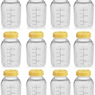 Bình trữ sữa Medela 150ml dập nổi logo & vạch chia