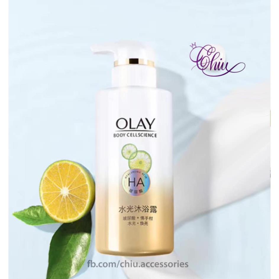 Sữa tắm OLAY BODYSCIENCE HA cấp ẩm, nuôi dưỡng làn da (300ml/500ml)