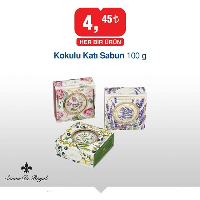 Soap Xà Phòng Hoàng Gia Thơm Lâu Savon De Royal Kati Sabun Thổ Nhĩ Kỳ