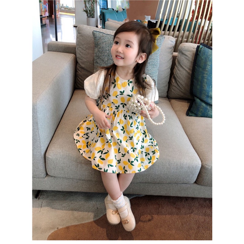 Váy Công Chúa Tay Bồng Dáng Xòe Mẫu Mới 2022 - Hàng Quảng Châu Cao Cấp (V7)