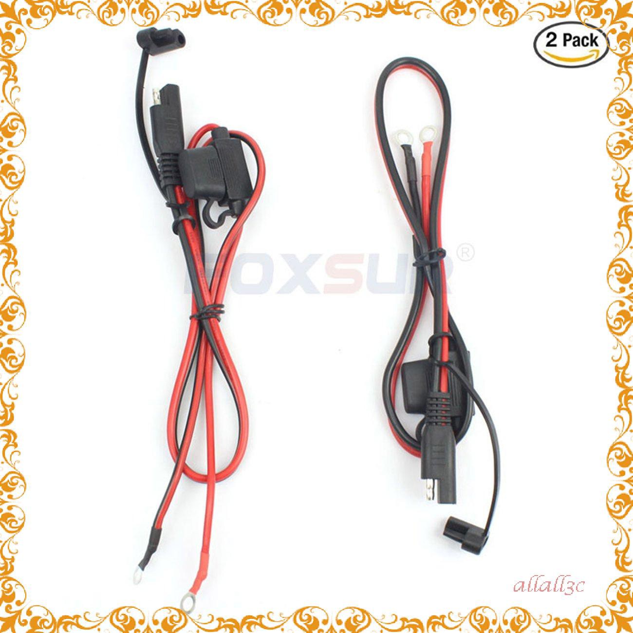 Dây Cáp Sạc Bình Ắc Quy 12v Cho Xe Máy