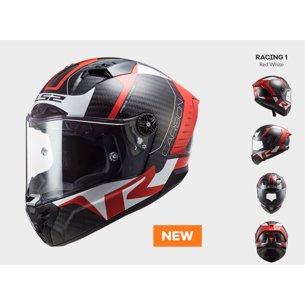 Mũ Bảo Hiểm Fullface LS2 FF805 Thunder Carbon - Bảo hành 5 năm - SPID.VN